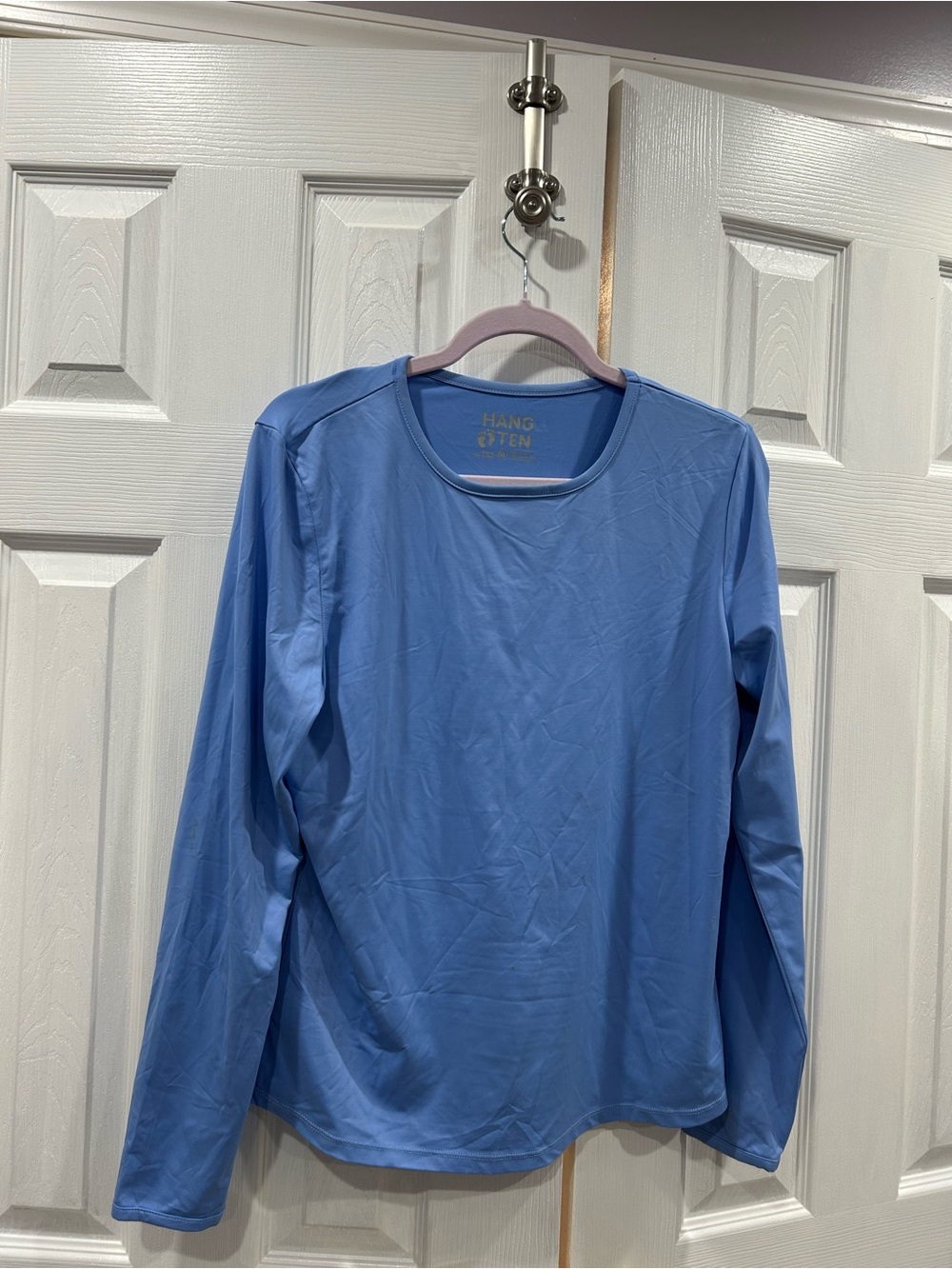 Hang Ten Sky Blue Long Sleeve Crew Top
